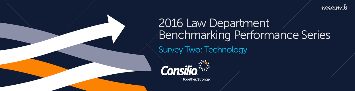 2016 Law Department Benchmarking Performance Series - Survey Two: Technology, Title, Heading