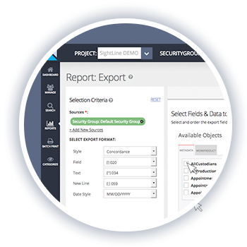 Report: Export